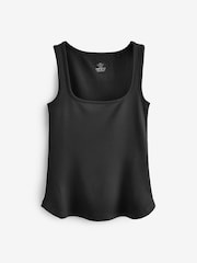 Black/Berry Red Thermal Vest Tops 2 Pack - Image 5 of 7