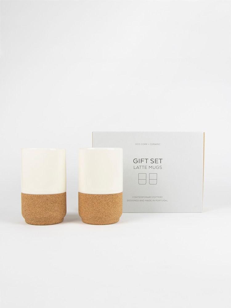 Liga Cream Large Mug Gift Set - Image 2 of 4