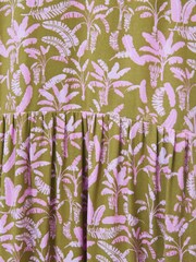 White Stuff Pink Elisa EcoVero Midi Dress - Image 7 of 7