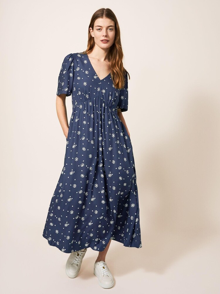 White Stuff Blue Lucy Dress - Image 3 of 7