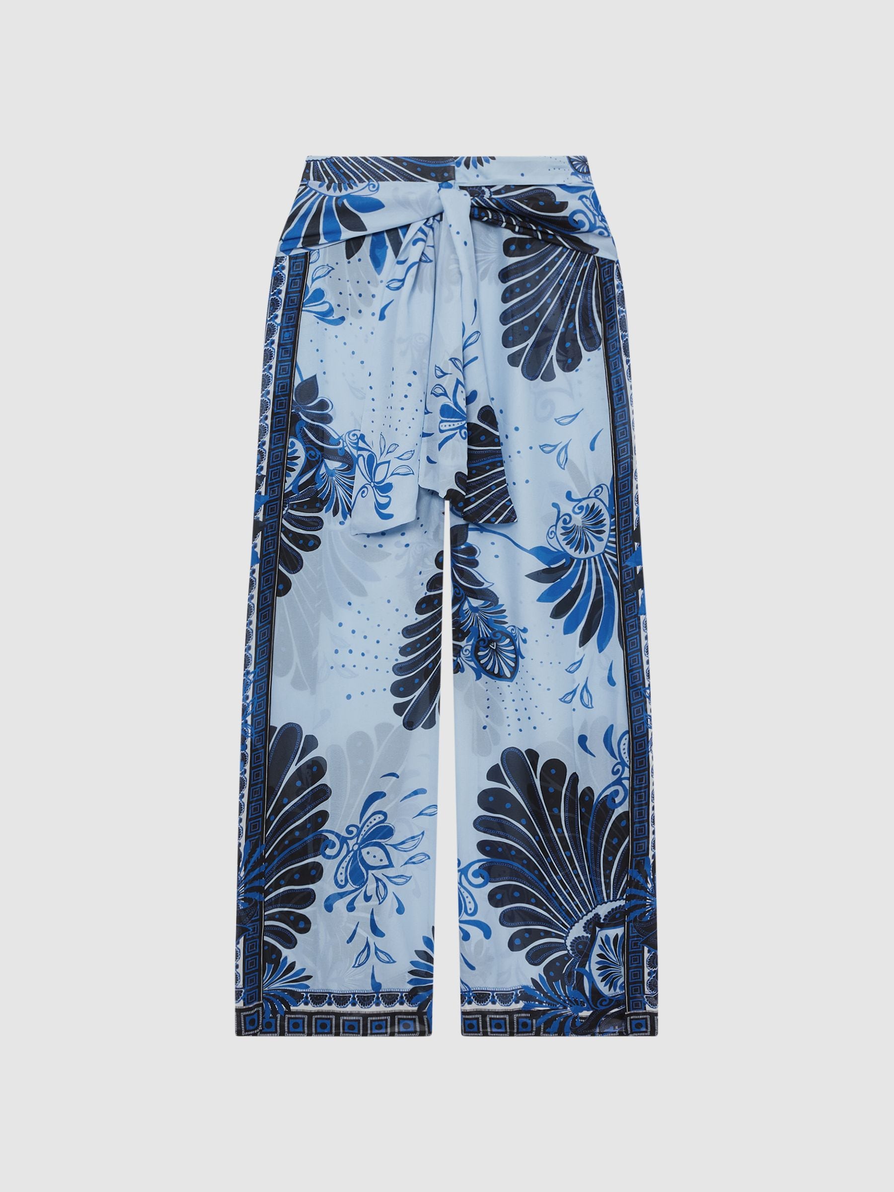 Sheer wide leg trousers deals
