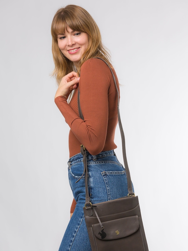 Conkca Lauryn Leather Cross-Body Bag - Image 6 of 6
