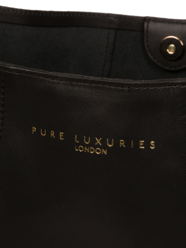 Pure Luxuries London Tunbridge Leather Shoulder Bag - Image 5 of 5