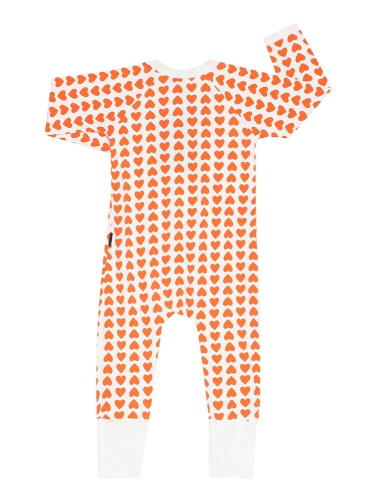 Bonds Red Heart Print Zip Sleepsuit - Image 2 of 3