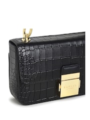 Kroko-Print - Radley London Hanley Kleine Umhängetasche mit Umschlag, Grün - Bild 4 von 5