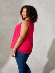 Live Unlimited Curve Pink Vest Top - Image 2 of 4