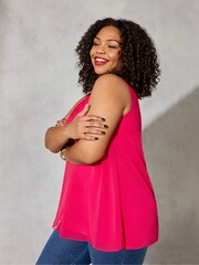 Live Unlimited Curve Pink Vest Top - Image 3 of 4