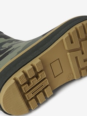 Khaki/Camouflage - Thinsulate Warm gefütterte Gummistiefel mit Umschlagschaft - Bild 5 von 5