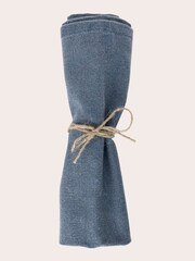 Laura Ashley Set of 4 Blue Wild Clematis Napkins - Image 3 of 5