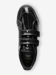 Kickers Black Junior Tovni Twin Strap Patent Leather Trainers - Image 3 of 8