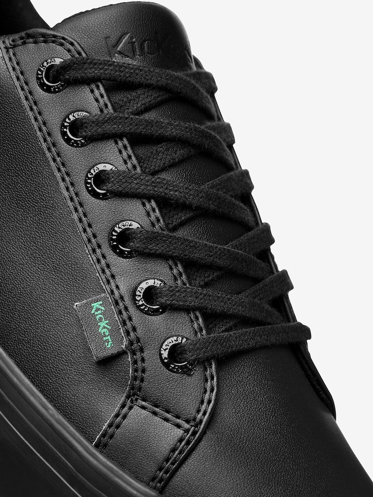 Kickers Black Womens Tovni Stack Vegan Trainers - Image 6 of 6