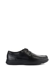 Kickers Black Reason Moc Leather Shoes - Image 1 of 6