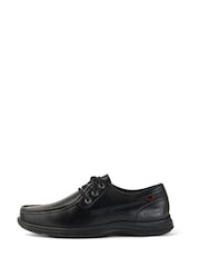 Kickers Black Reason Moc Leather Shoes - Image 2 of 6