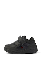 Kickers Black Infant Mid Leather Stomper Trainers - Image 2 of 12