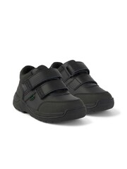 Kickers Black Infant Mid Leather Stomper Trainers - Image 3 of 12