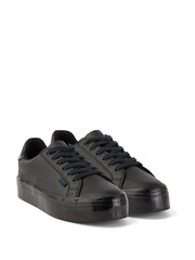 Kickers Black Womens Shine Leather Tovni Stack Trainers - Image 3 of 8