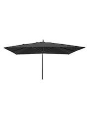 Pacific Black Garden Icon Premium 4mx3m Oblong Faded Parasol - Image 4 of 8