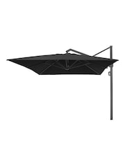 Pacific Black Garden Icon Premium 4mx3m Oblong Faded Parasol - Image 6 of 8