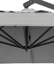 Pacific Grey Garden Icon Premium 4x3m Oblong Manhattan Parasol - Image 8 of 8