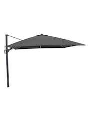 Pacific Grey Garden Glow Challenger T2 3m Square Anthracite Parasol - Image 4 of 7