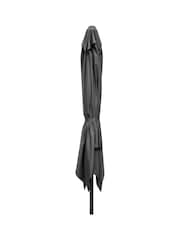Pacific Grey Garden Glow Challenger T2 3m Square Anthracite Parasol - Image 6 of 7