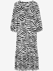 Myleene Klass Button Through Printed Midi Dress - Image 17 of 17