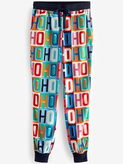 Navy Blue HoHoHo Matching Family Womens Cosy Pyjamas - Image 7 of 8