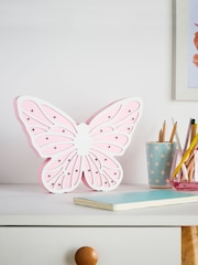 glow White Wooden Butterfly Table Light - Image 2 of 6