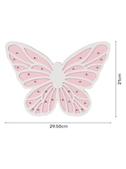 glow White Wooden Butterfly Table Light - Image 4 of 6