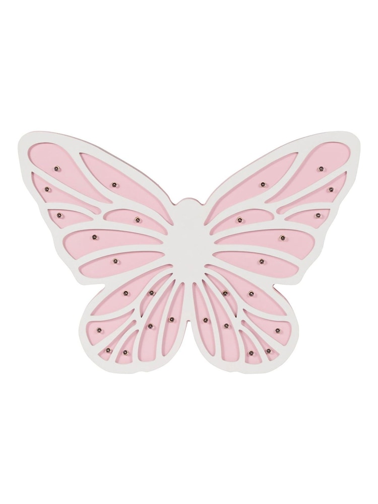 glow White Wooden Butterfly Table Light - Image 6 of 6
