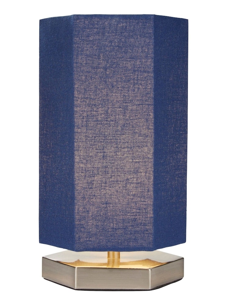 glow Blue Hexagon Wireless Table Lamp - Image 2 of 5