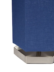 glow Blue Hexagon Wireless Table Lamp - Image 3 of 5