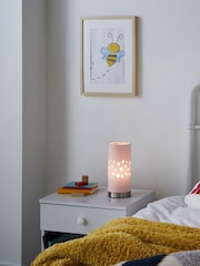 glow Pink Hearts Laser Cut LED Table Lamp - Image 1 of 6