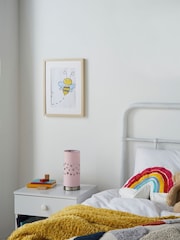 glow Pink Hearts Laser Cut LED Table Lamp - Image 2 of 6