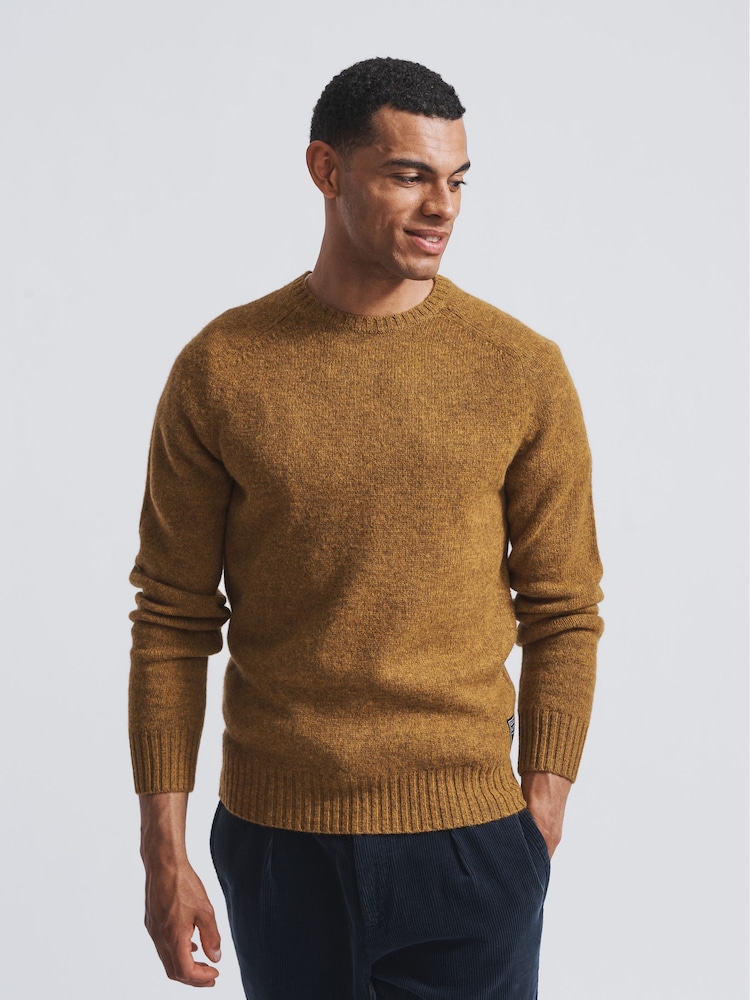 Aubin Prestwick Shetland Crew Jumper - Image 1 of 4