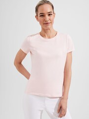 Hobbs Pink Pixie 100% Cotton T-Shirt - Image 1 of 4