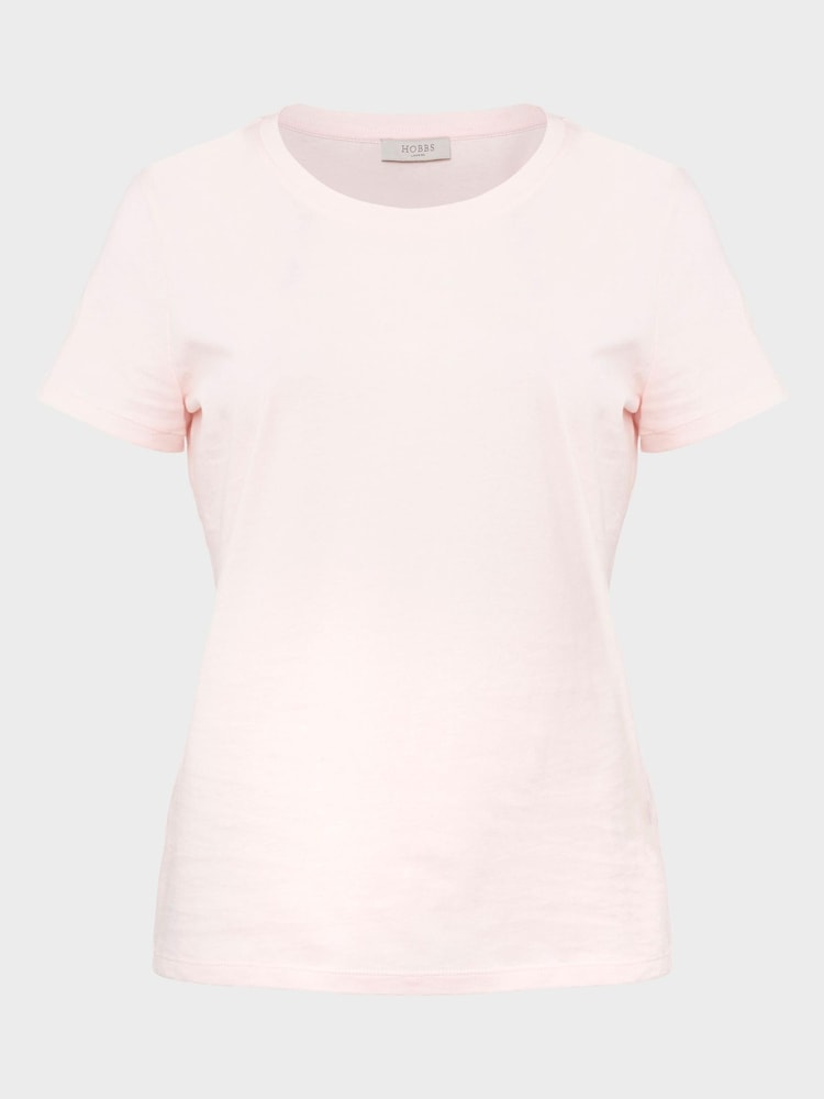 Hobbs Pink Pixie 100% Cotton T-Shirt - Image 4 of 4 Hobbs Pink Pixie 100% Cotton T-Shirt - Image 4 of 4