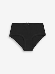 Black Elastic Hipster Briefs 10 Pack (2-16yrs) - Image 2 of 3