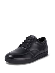 Kickers Black Youth Troiko Lace School Shoes - Image 3 of 8