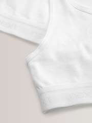 White 7 Pack Racer Back Crop Tops (5-16yrs) - Image 4 of 4