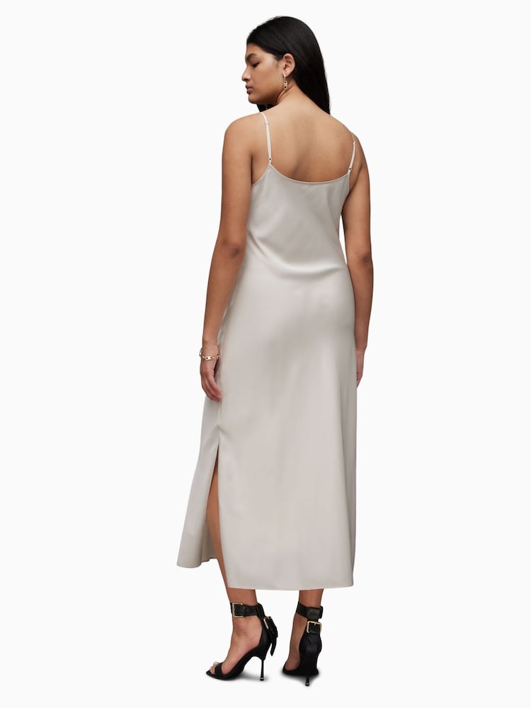 AllSaints White Hadley Dress - Image 2 of 5 AllSaints White Hadley Dress - Image 2 of 5