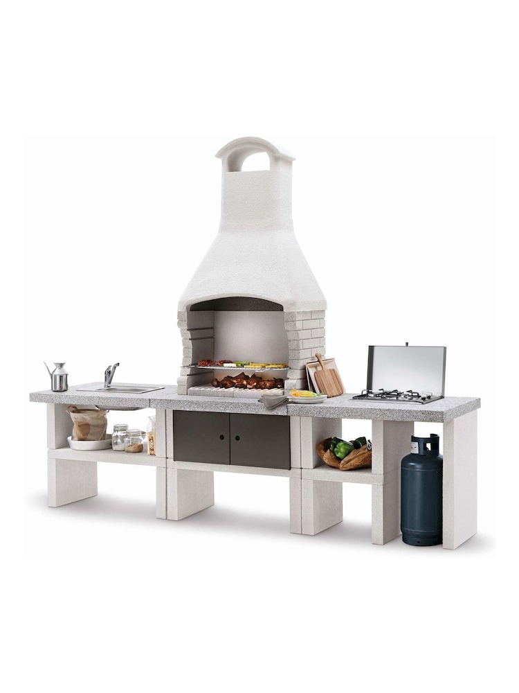 Palazzetti Grey Marbella Outdoor BBQ Kitchen - Image 1 of 2