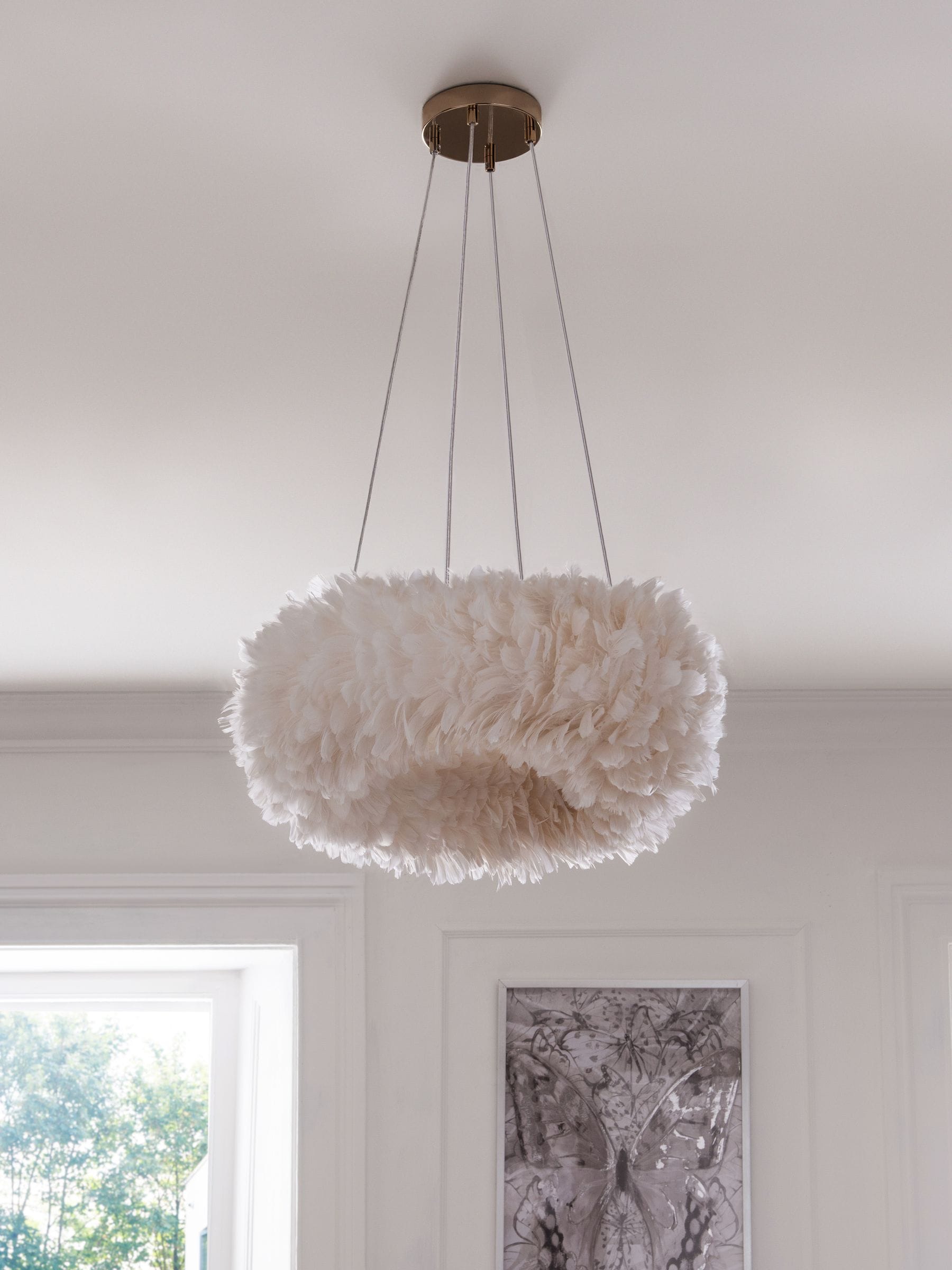 Lipsy feather light shade white discount