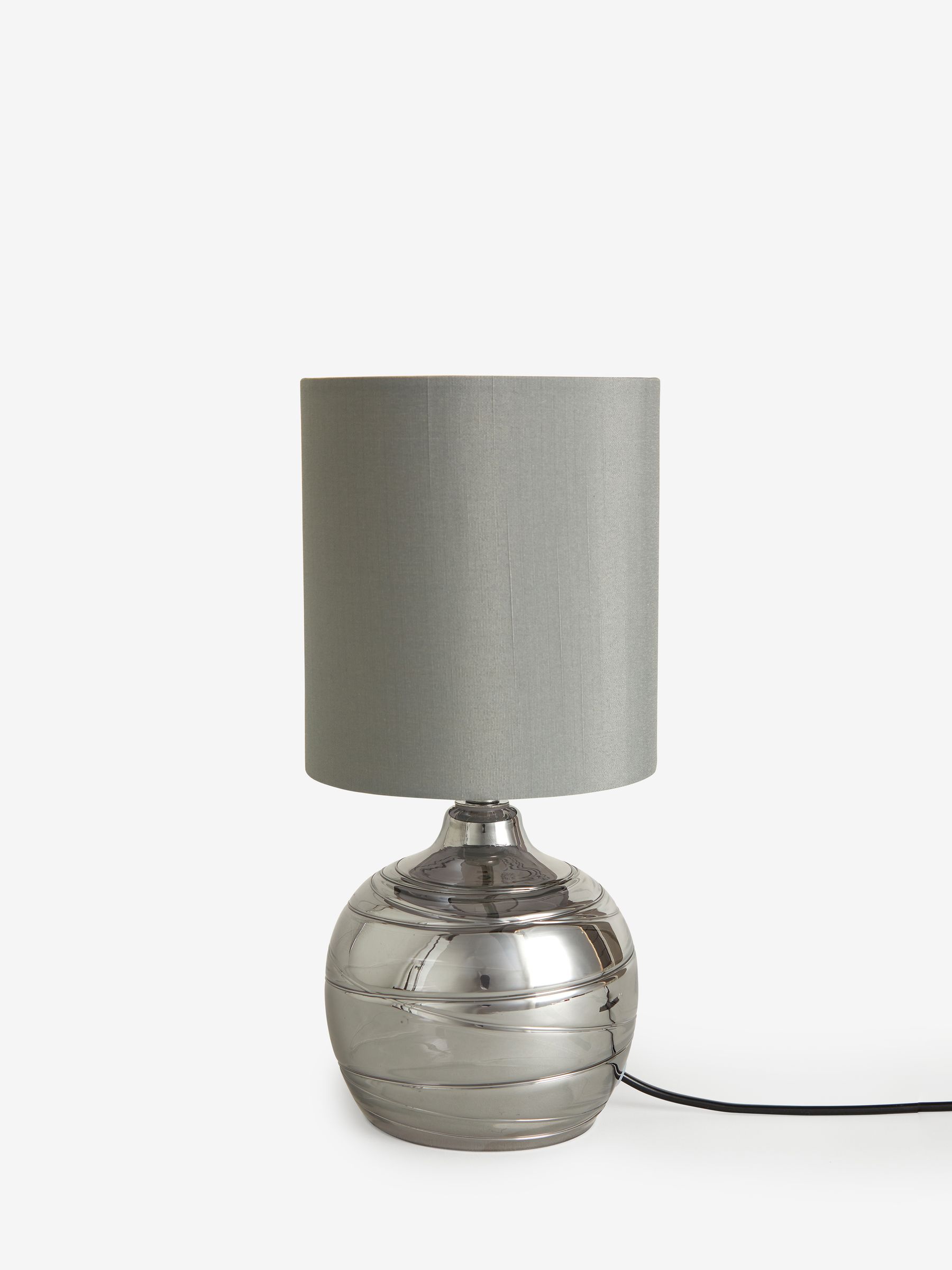 Buy Smoke Grey Drizzle Table Bedside Lamp from the Next UK online shop
