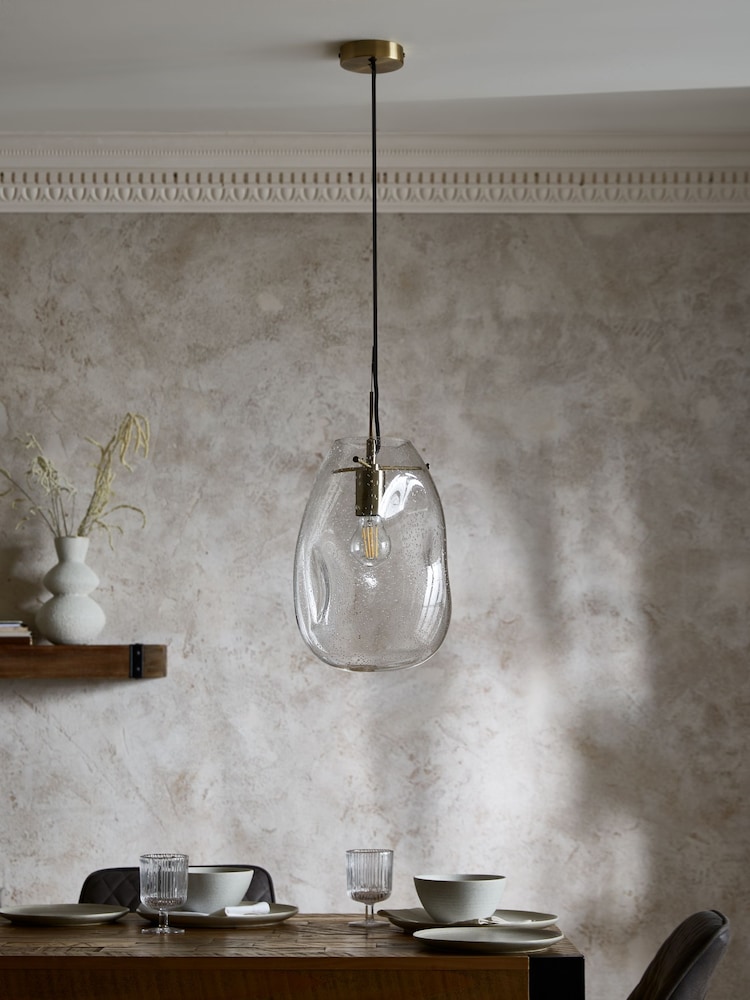 Clear Lynton Pendant Ceiling Light - Image 2 of 4