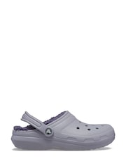 Crocs Purple Classic Lined Clogs - Image 1 of 3