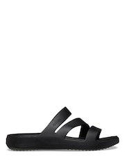 Crocs Black Adults Getaway Strappy Sandals - Image 1 of 7