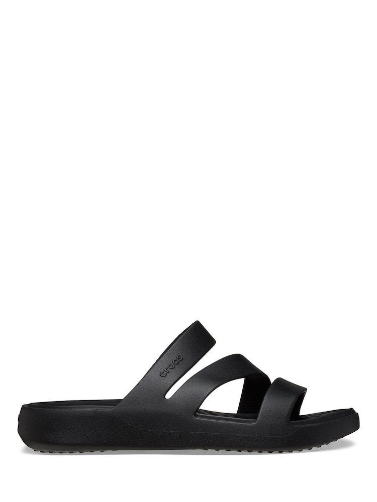 Crocs Black Adults Getaway Strappy Sandals - Image 1 of 7