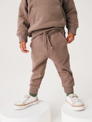 Mink Brown Soft Touch Jersey Joggers (3mths-7yrs) - Image 4 of 6