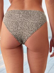 Black/Animal Bikini Bottoms 2 Pack - Image 8 of 9
